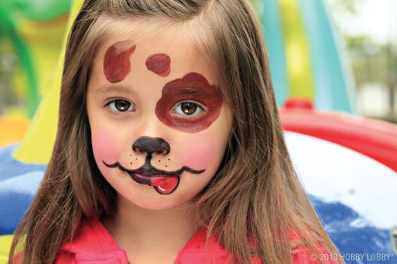 trucco bambini cane carnevale