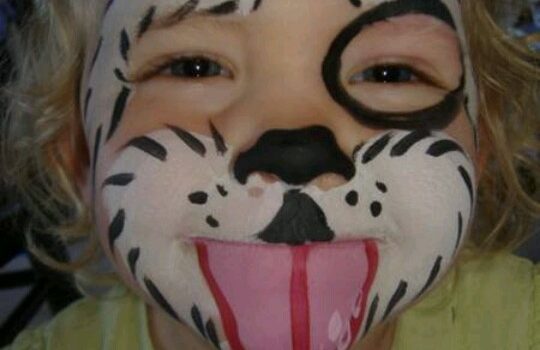 trucco cane bambino