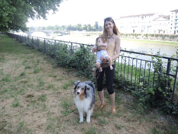 bimbi cane firenze fiume