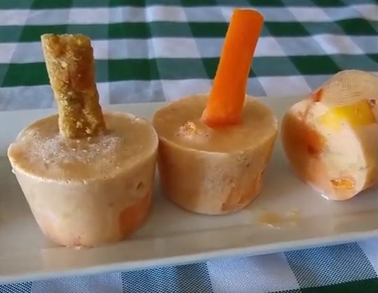 gelati per cani alla frutta